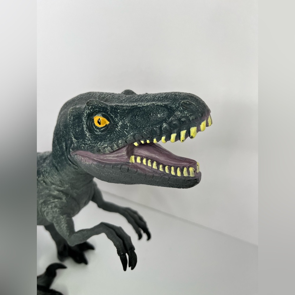 Realistic Dinosaur Adventure Force Velociraptor Raptor Soft Toy Figure 18" L
